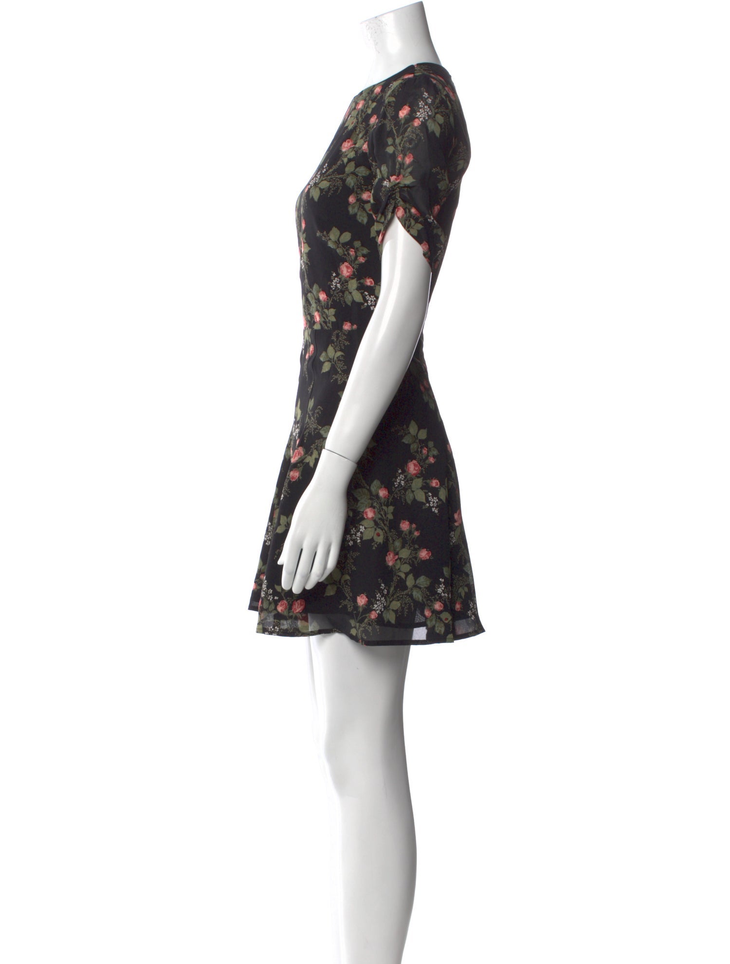 Reformation Floral Print Mini Dress