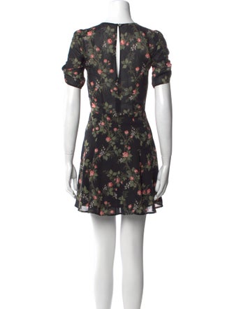 Reformation Floral Print Mini Dress