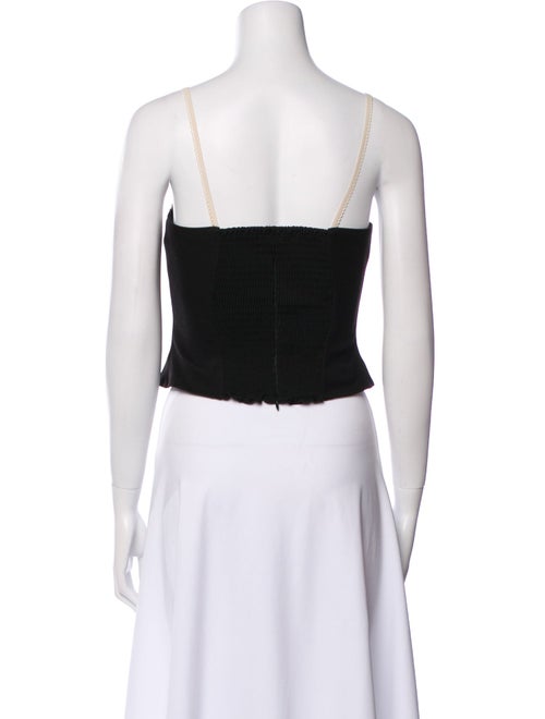 Reformation Square Neckline Sleeveless Crop Top