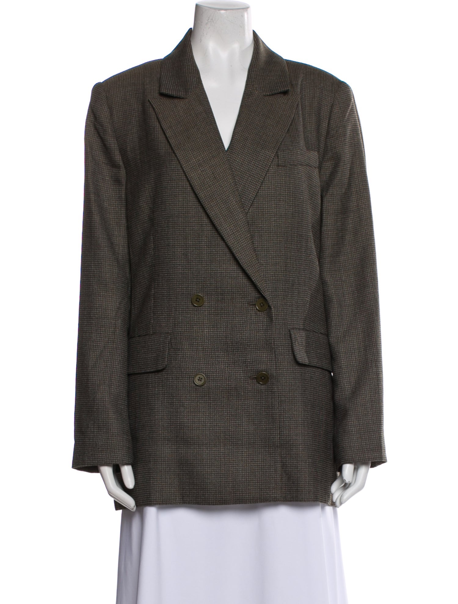 Reformation Houndstooth Print Blazer