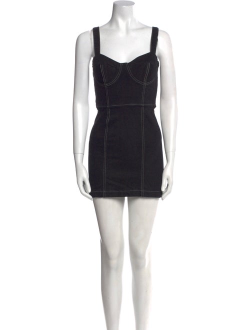 Reformation Square Neckline Mini Dress