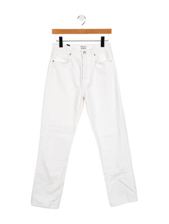 Reformation Mid-Rise Straight Leg Jeans