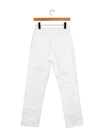 Reformation Mid-Rise Straight Leg Jeans