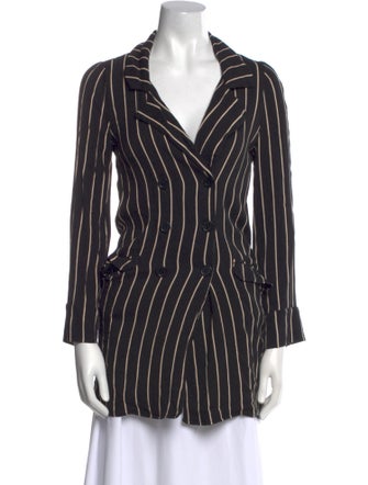 Reformation Striped V-Neck Tunic