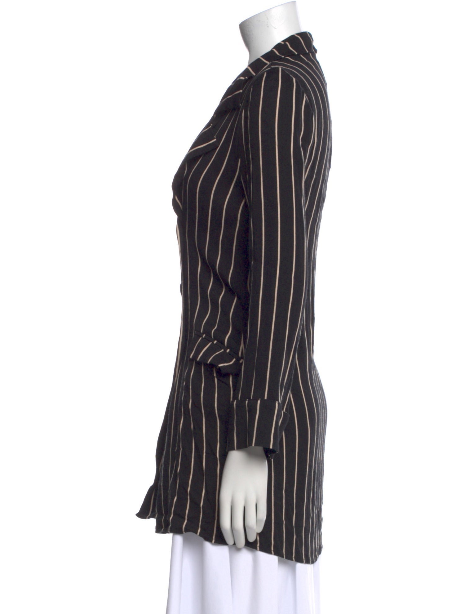 Reformation Striped V-Neck Tunic