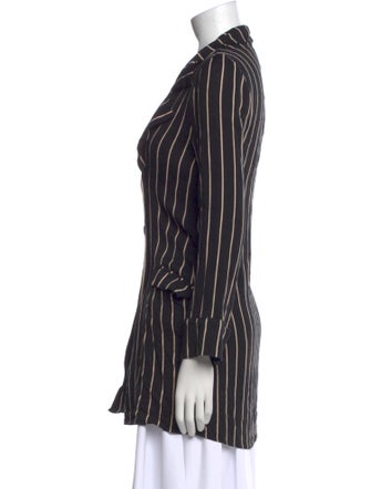 Reformation Striped V-Neck Tunic