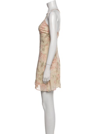 Reformation Floral Print Mini Dress