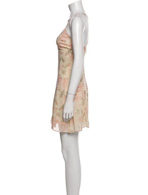 Reformation Floral Print Mini Dress