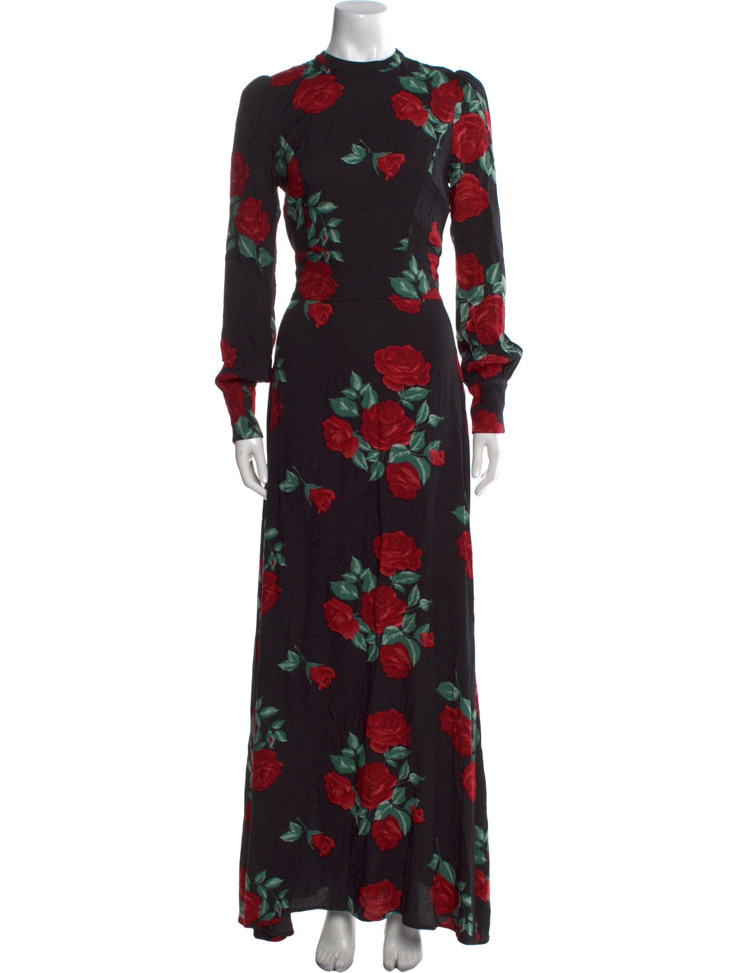 Reformation Floral Print Long Dress