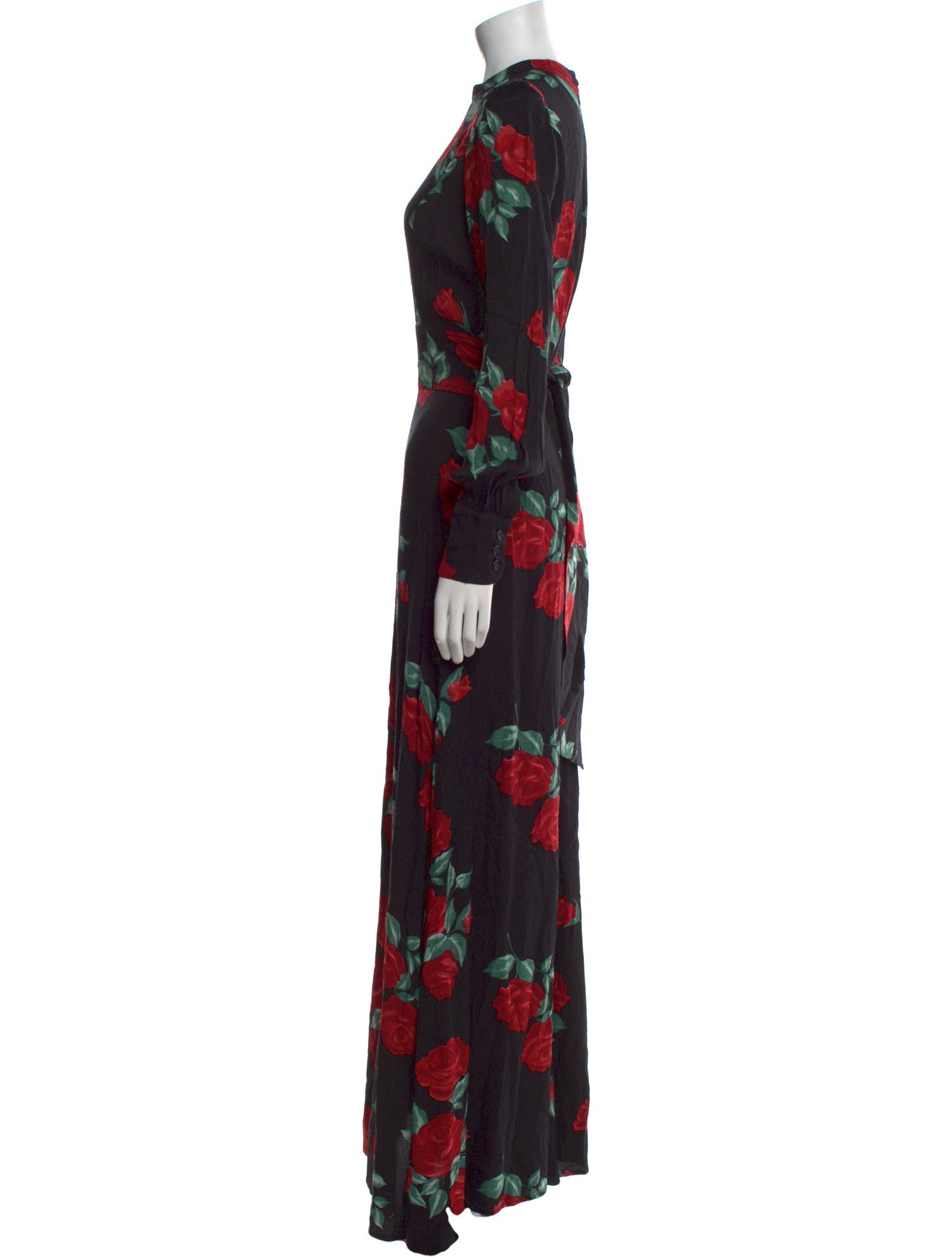 Reformation Floral Print Long Dress