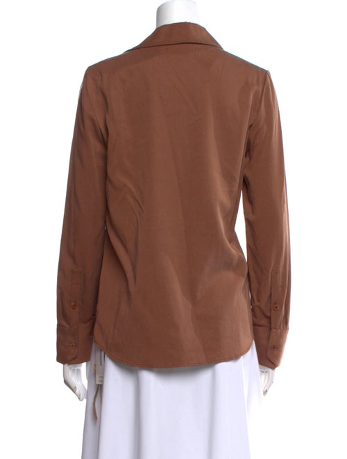 Reformation Long Sleeve Button-Up Top