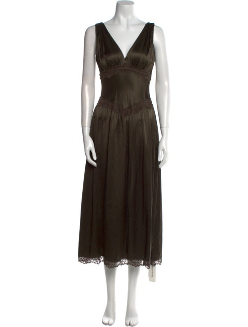 Reformation Silk Long Dress