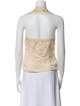 Reformation Silk V-Neck Top