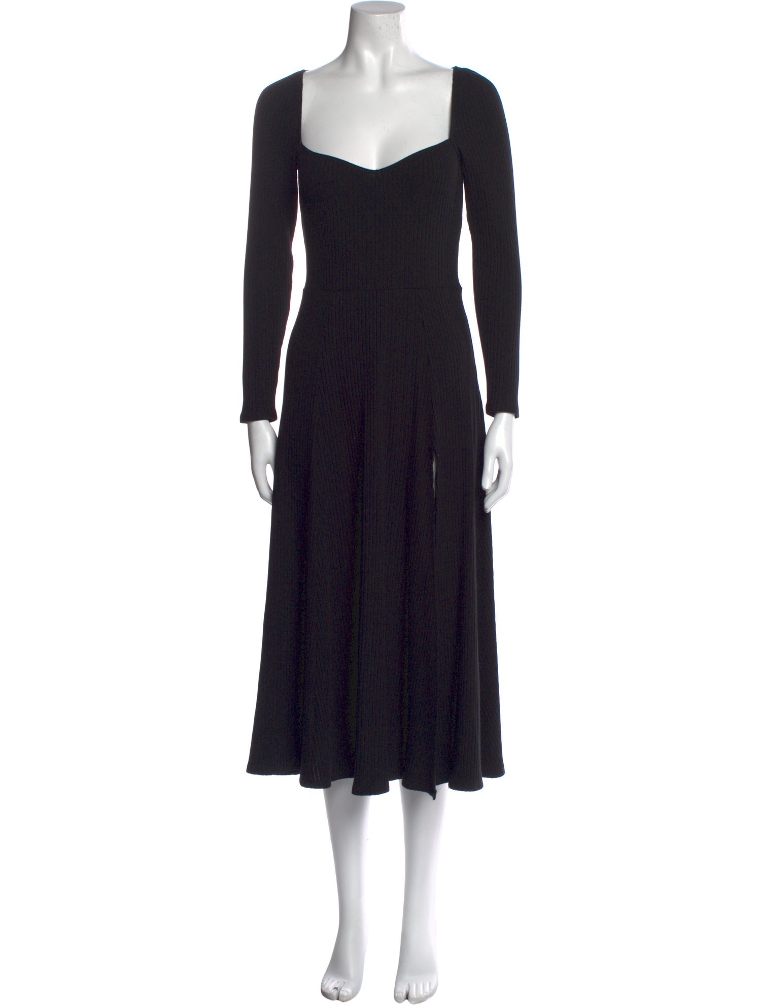 Reformation Square Neckline Midi Length Dress