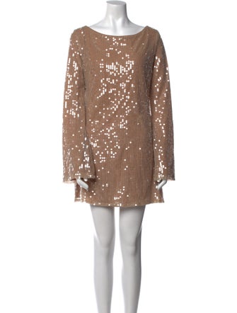 Reformation Scoop Neck Mini Dress