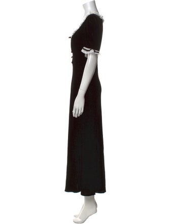 Reformation Scoop Neck Long Dress
