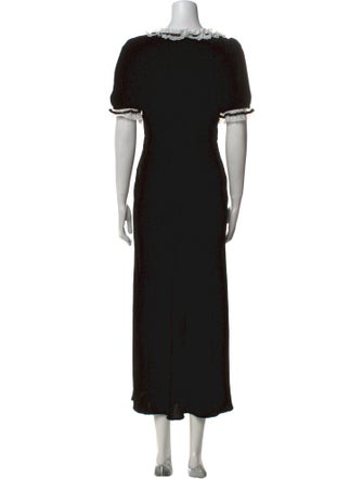 Reformation Scoop Neck Long Dress