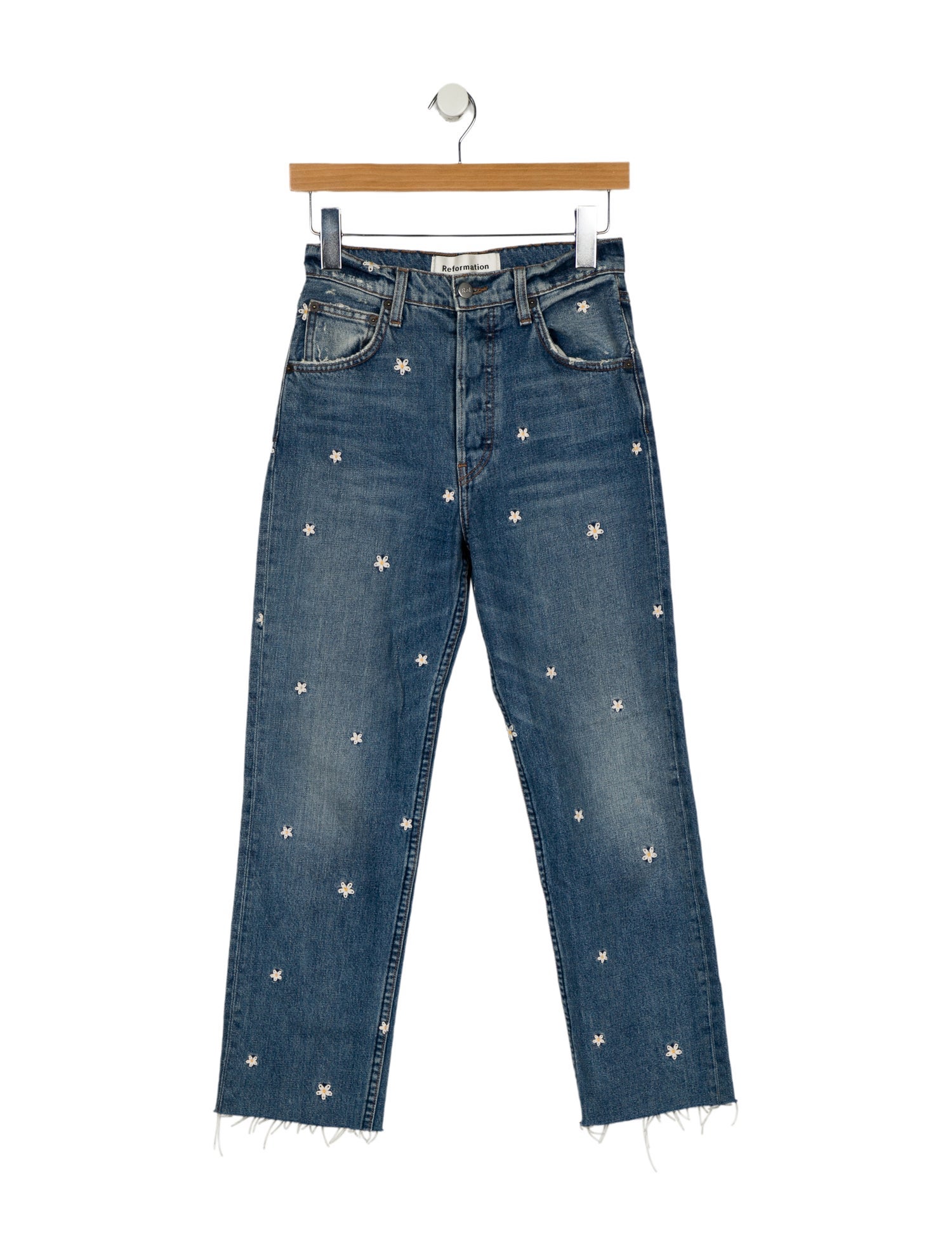 Reformation High-Rise Straight Leg Jeans