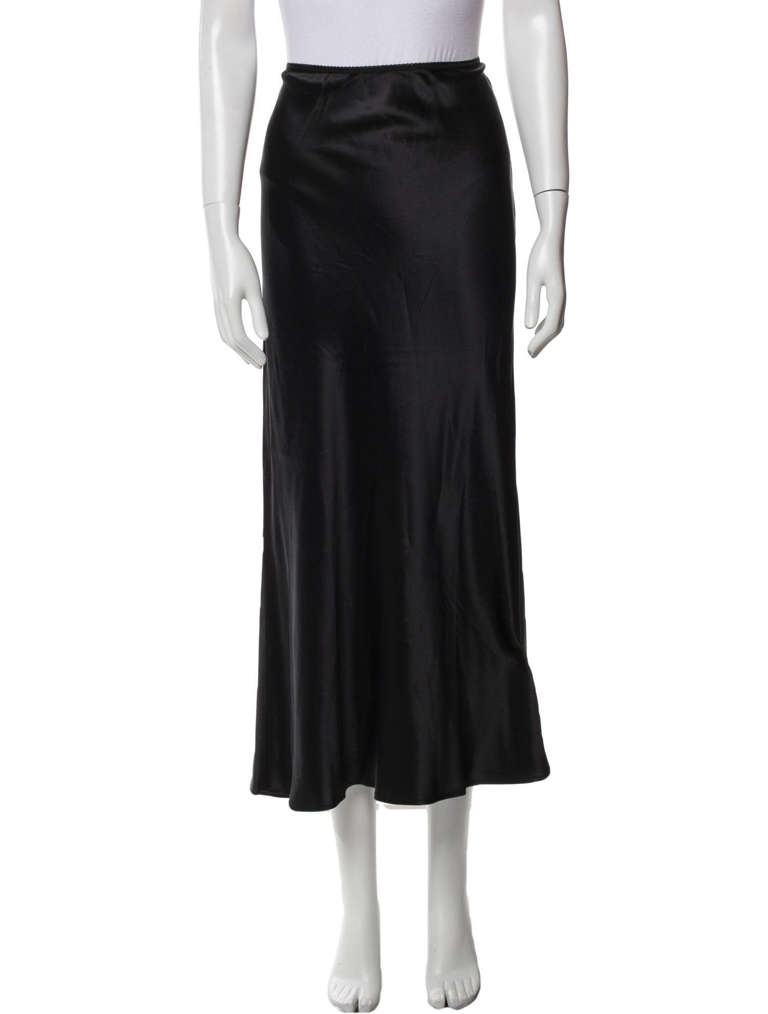 Reformation Silk Midi Length Skirt