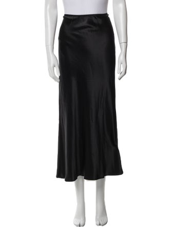 Reformation Silk Midi Length Skirt