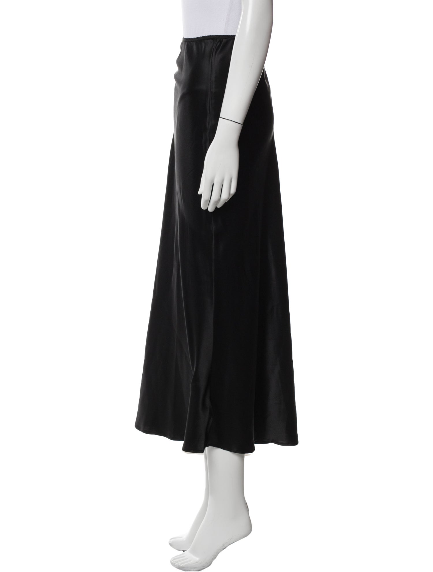 Reformation Silk Midi Length Skirt