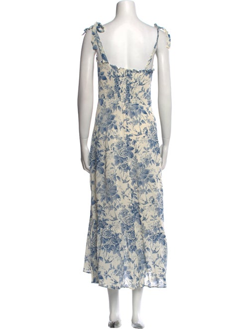 Reformation Floral Print Long Dress