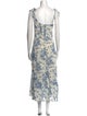 Reformation Floral Print Long Dress