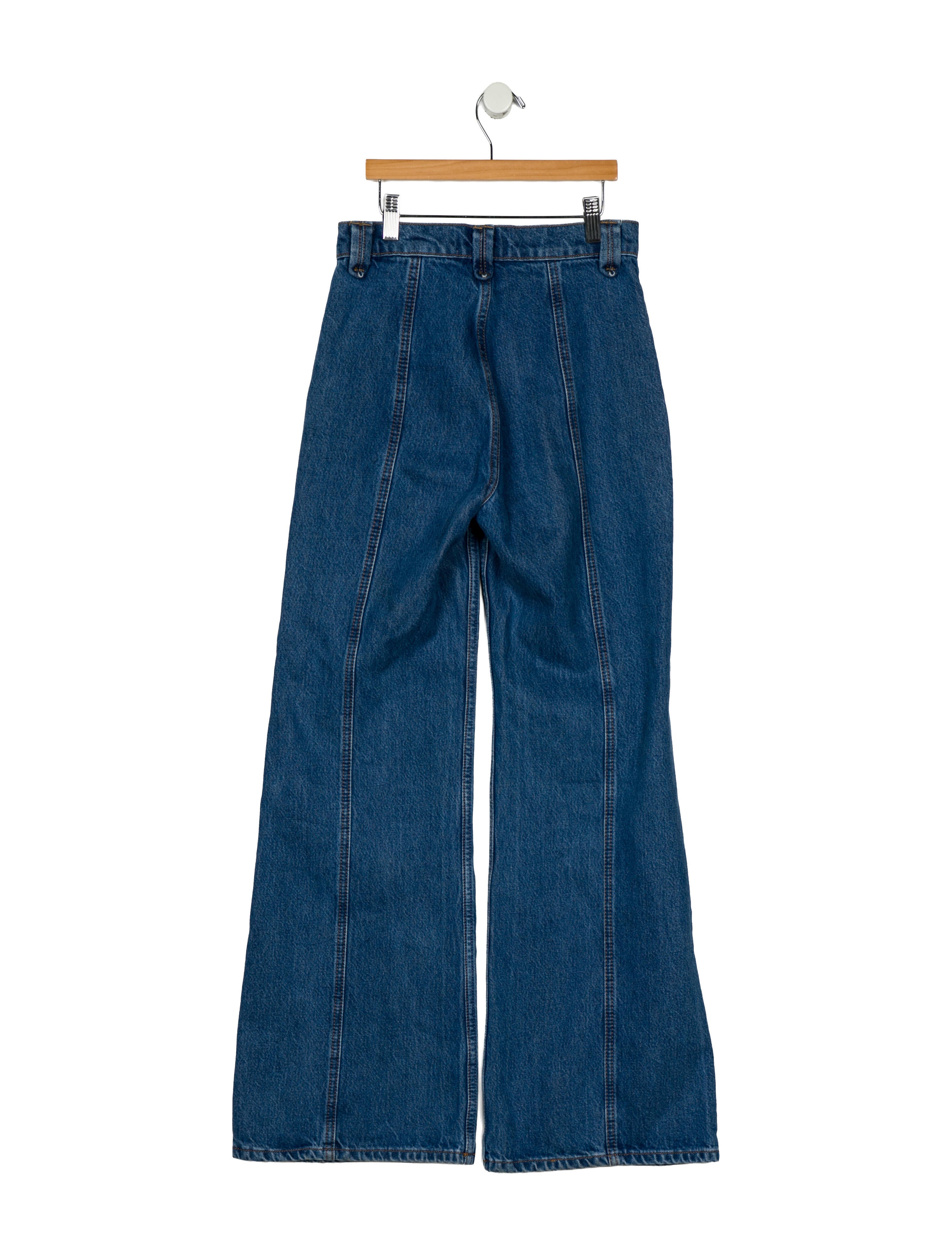Reformation Mid-Rise Wide Leg Jeans