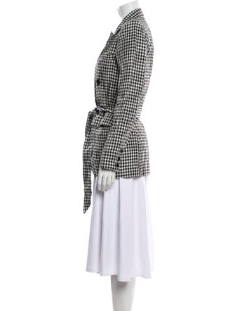 Reformation Houndstooth Print Blazer