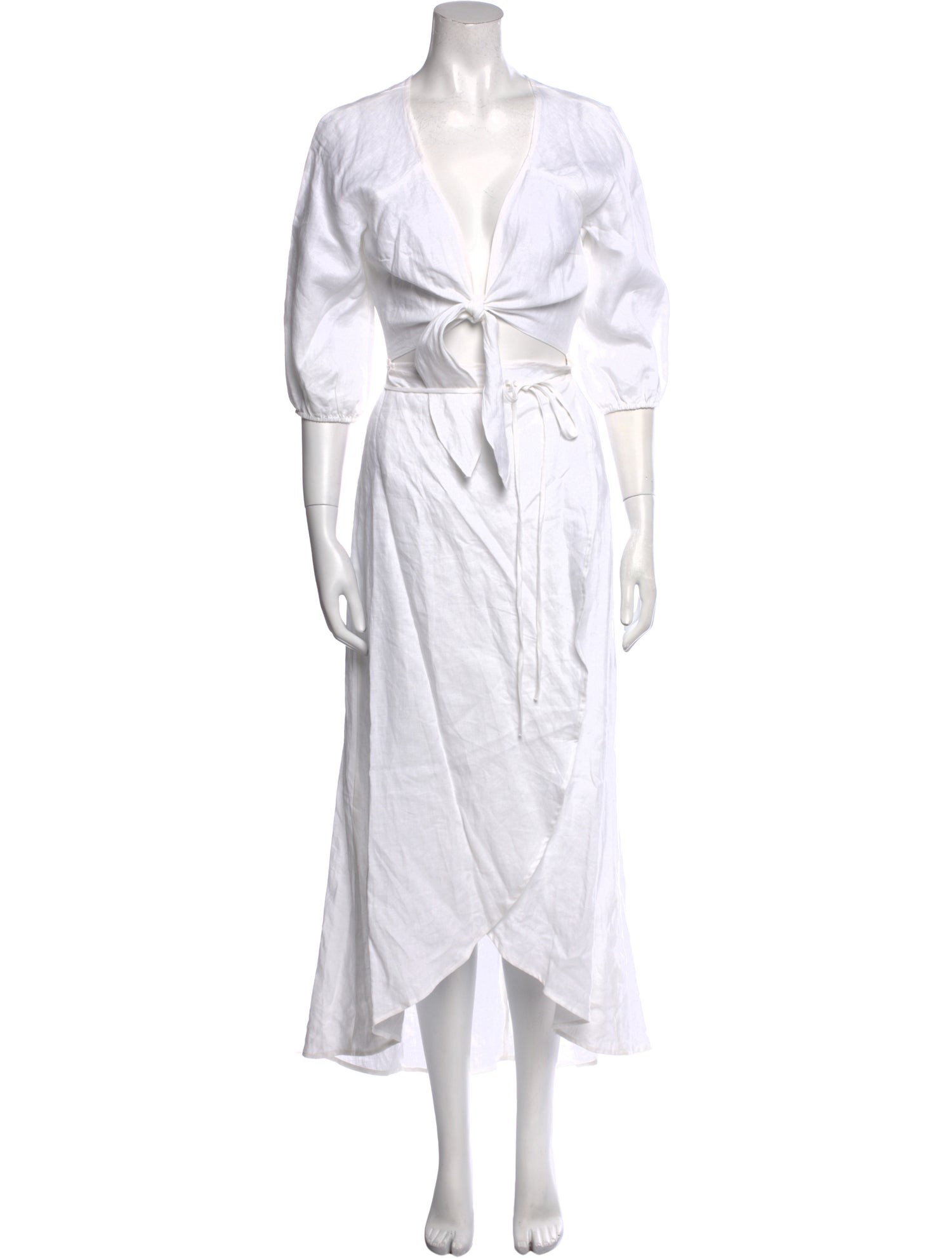 Reformation Linen Long Dress