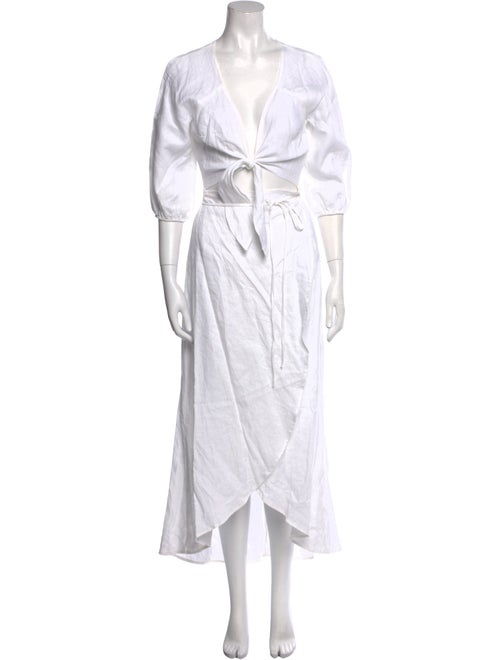 Reformation Linen Long Dress