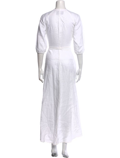 Reformation Linen Long Dress