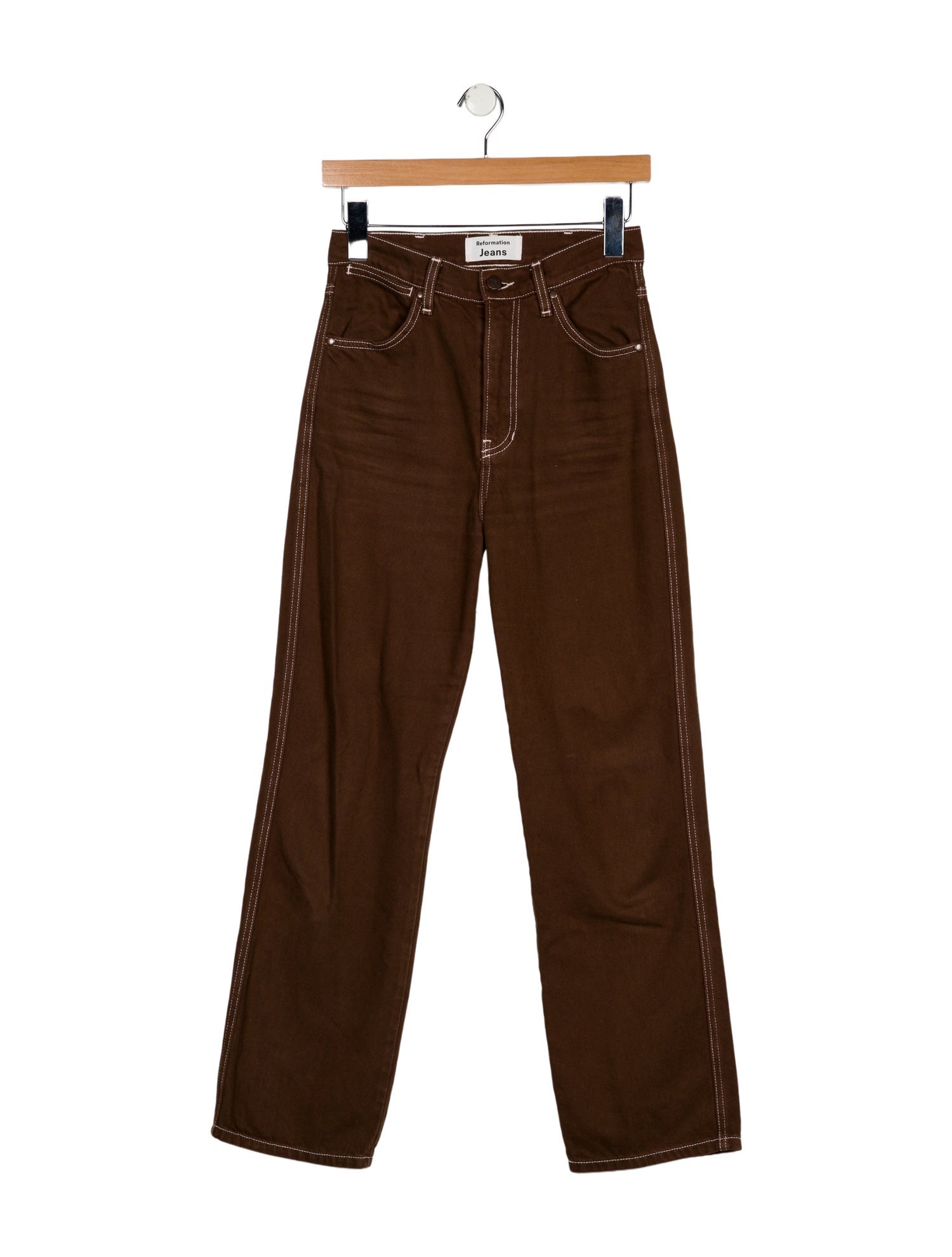 Reformation High-Rise Straight Leg Jeans