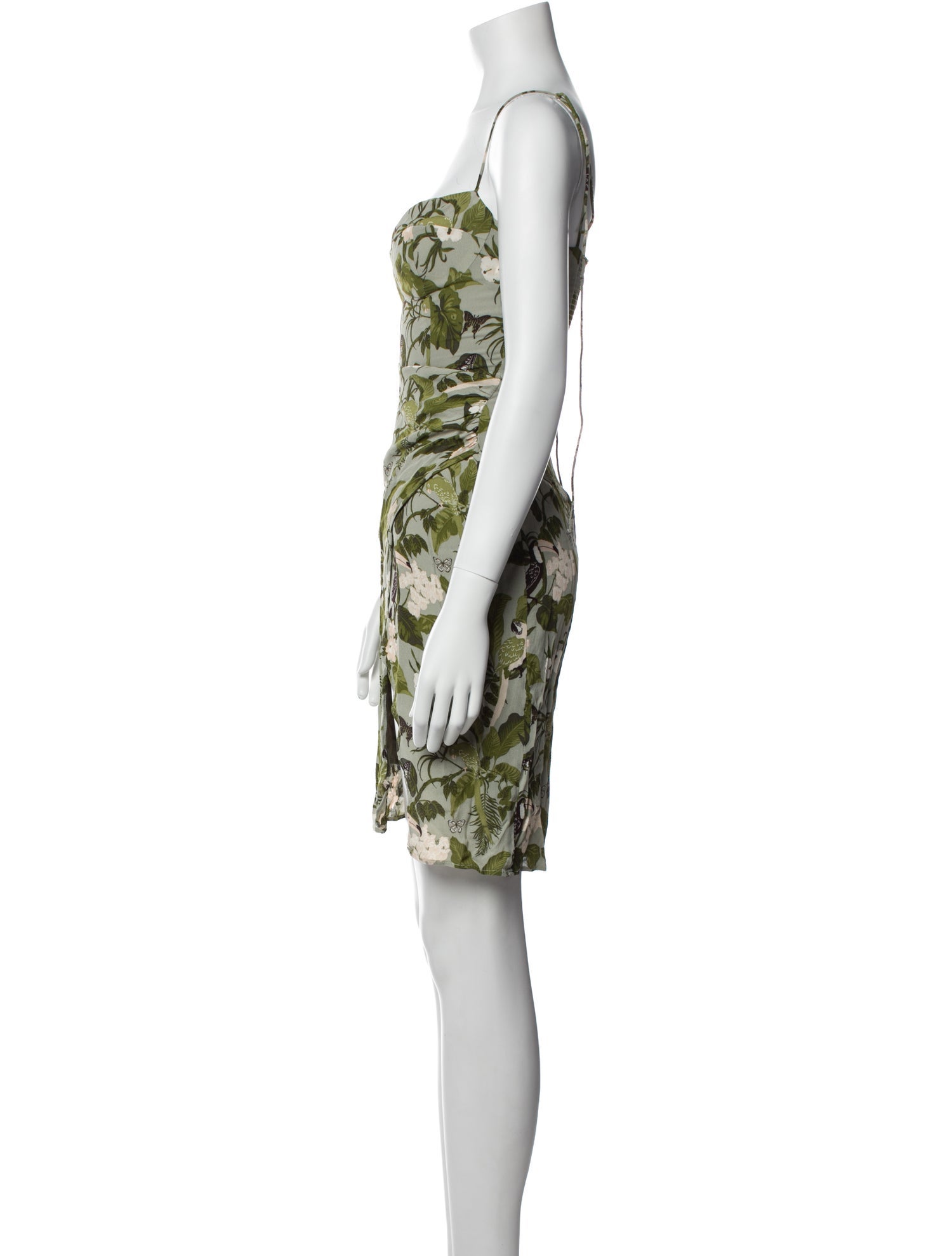 Reformation Floral Print Mini Dress