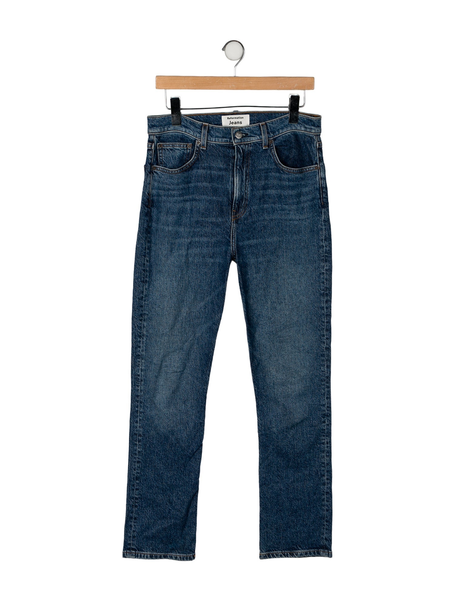 Reformation High-Rise Straight Leg Jeans