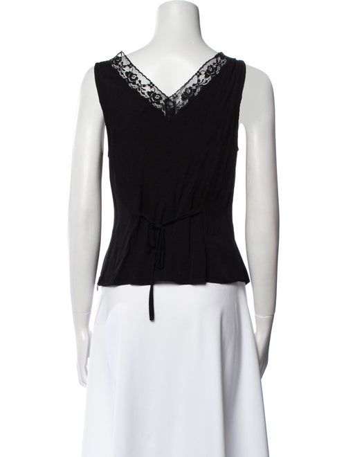 Reformation V-Neck Sleeveless Crop Top