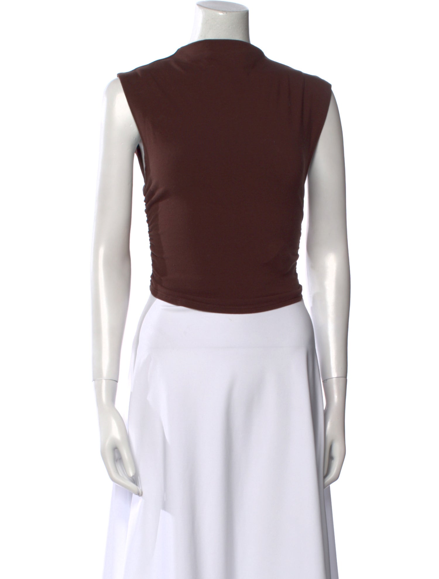 Reformation Scoop Neck Sleeveless Crop Top