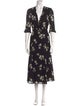 Reformation Floral Print Long Dress