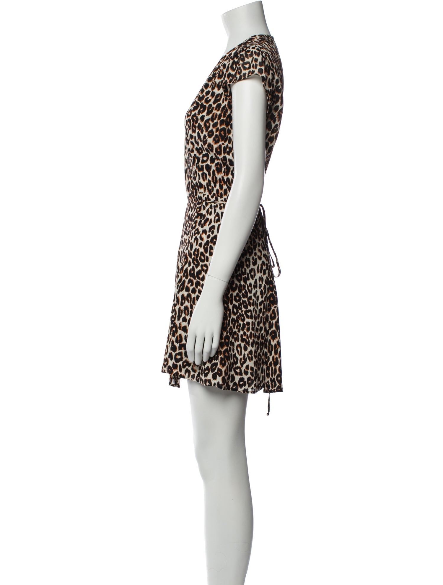 Reformation Animal Print Mini Dress