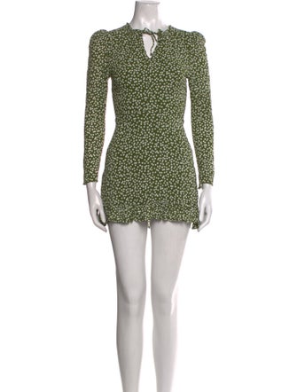 Reformation Printed Mini Dress
