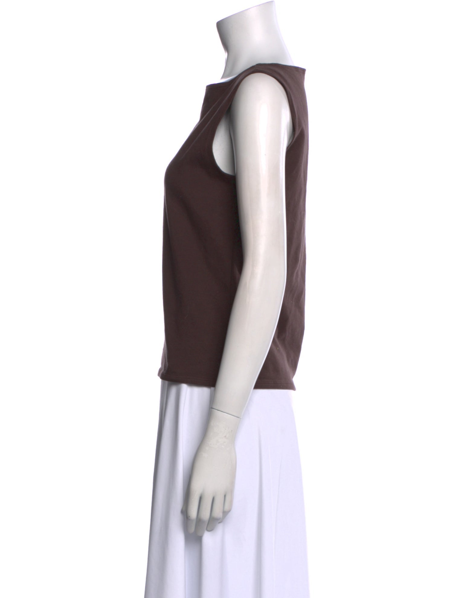 Reformation Bateau Neckline Sleeveless Top