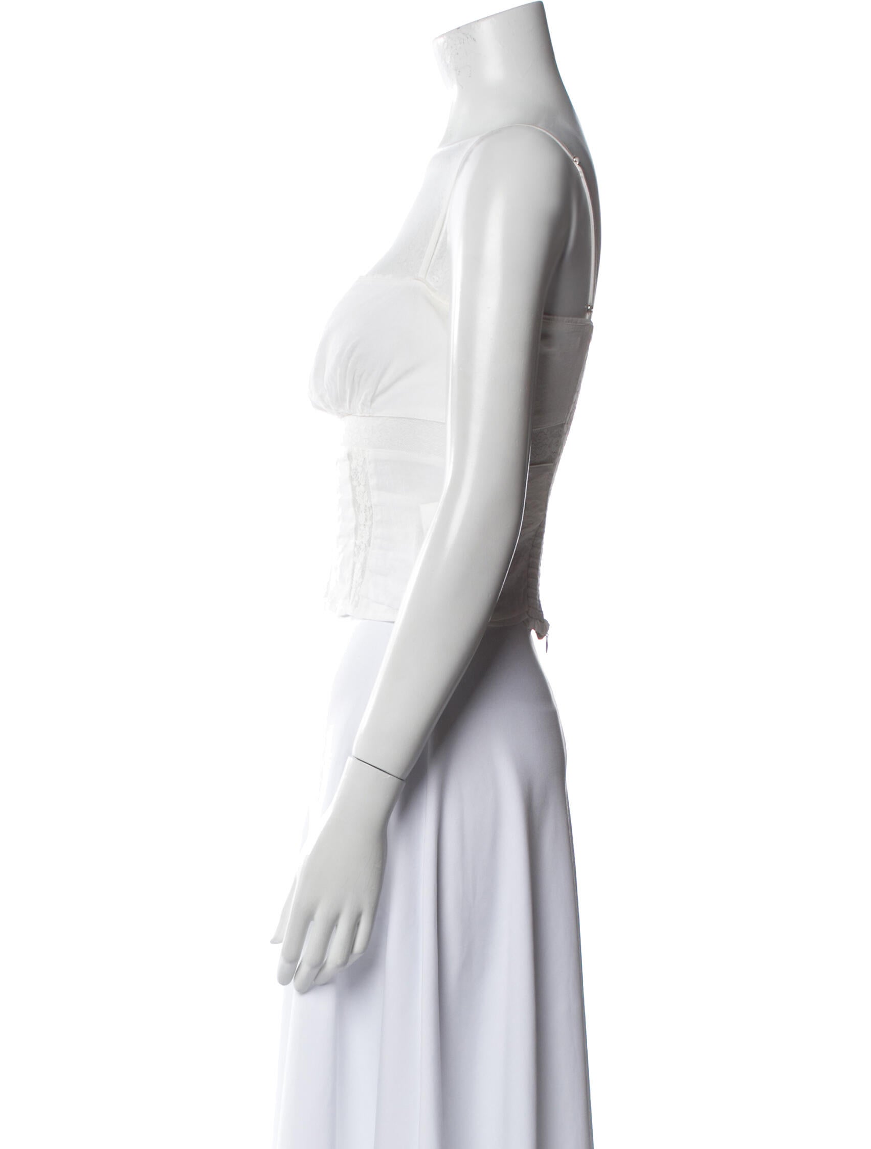 Reformation Strapless Crop Top