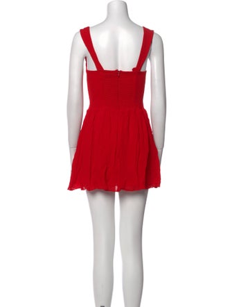 Reformation Square Neckline Mini Dress