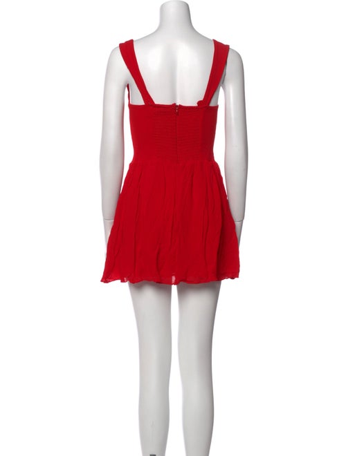 Reformation Square Neckline Mini Dress