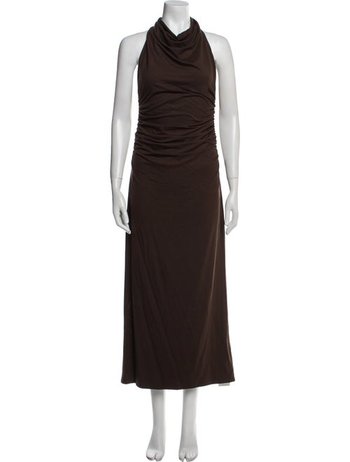 Reformation Cowl Neck Midi Length Dress