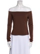 Reformation Off-The-Shoulder Long Sleeve Top