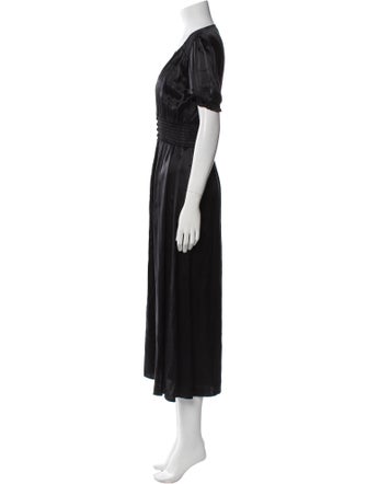 Reformation Silk Long Dress
