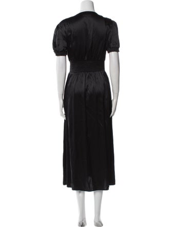 Reformation Silk Long Dress