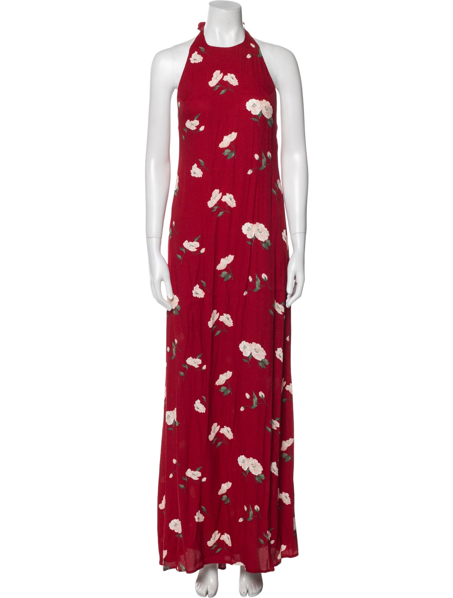 Reformation Floral Print Long Dress