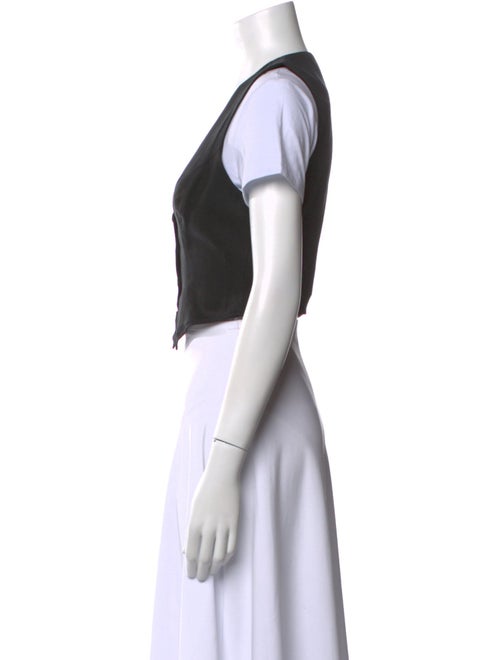 Reformation V-Neck Short Sleeve Crop Top